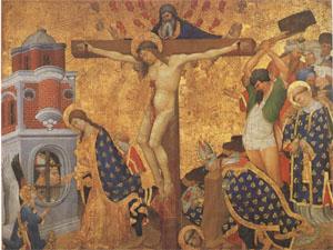 Henri Belle-chose Christ on the Cross with the Martyrdom (mk05) France oil painting art